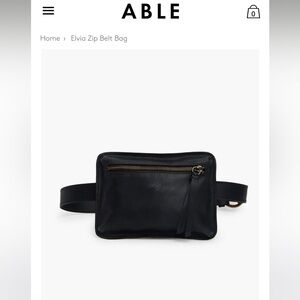 ABLE Elvia Zip Belt Bag